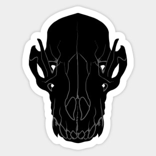 Wolf Skull Sticker